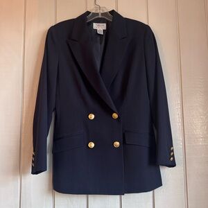 Vintage Talbots Midnight Blue Blazer